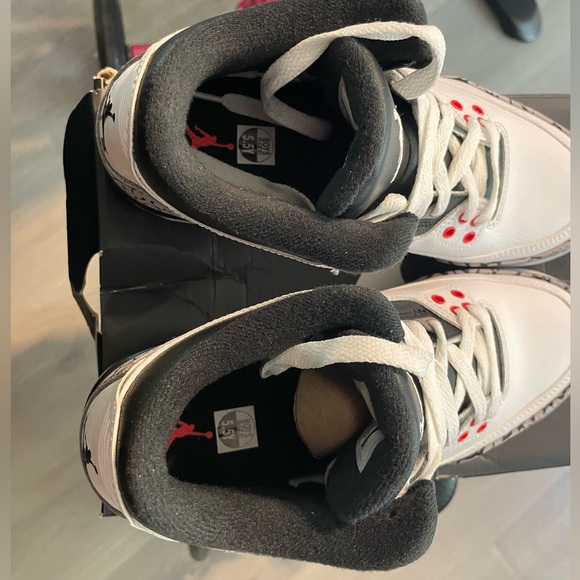 Air Jordan 3 Retro BG size 5.5 youth - Picture 11 of 12